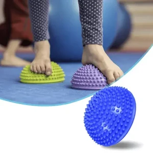 Dome d&rsquo;équilibre à picots parcours psychomotricité pour enfant – Lot de 2