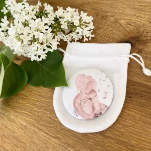 Miroir de poche « Je me donne l’autorisation de changer »