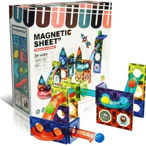 Jeu de construction en feuilles magnétiques – 42 pièces 🧲✨