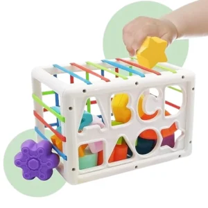 Jeu de formes et lettres à encastrer et d&rsquo;éveil Montessori