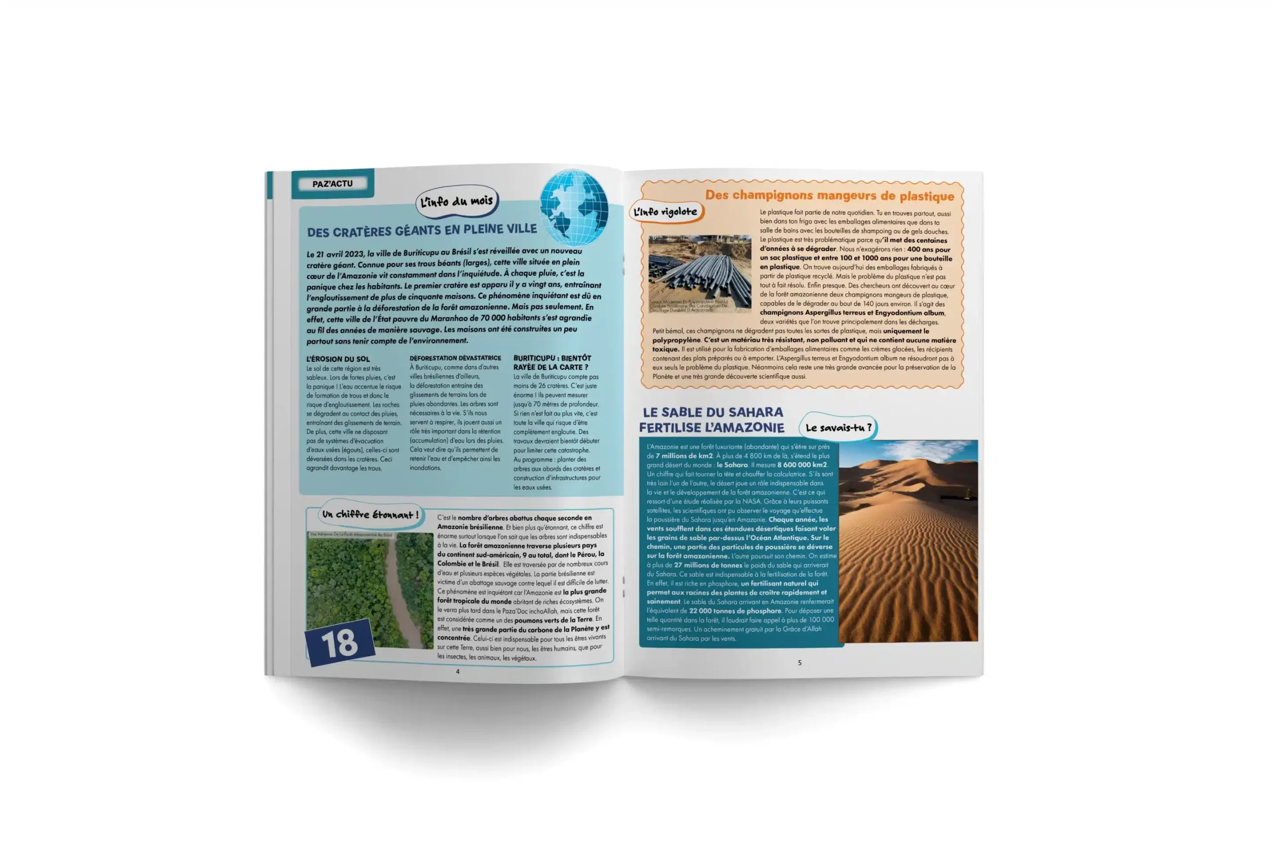 PAZA’MAG – Au coeur de la forêt amazonienne : LE magazine pour les enfants musulmans vous invite à découvrir l’une des plus belles merveilles de la planète Terre – Image 3