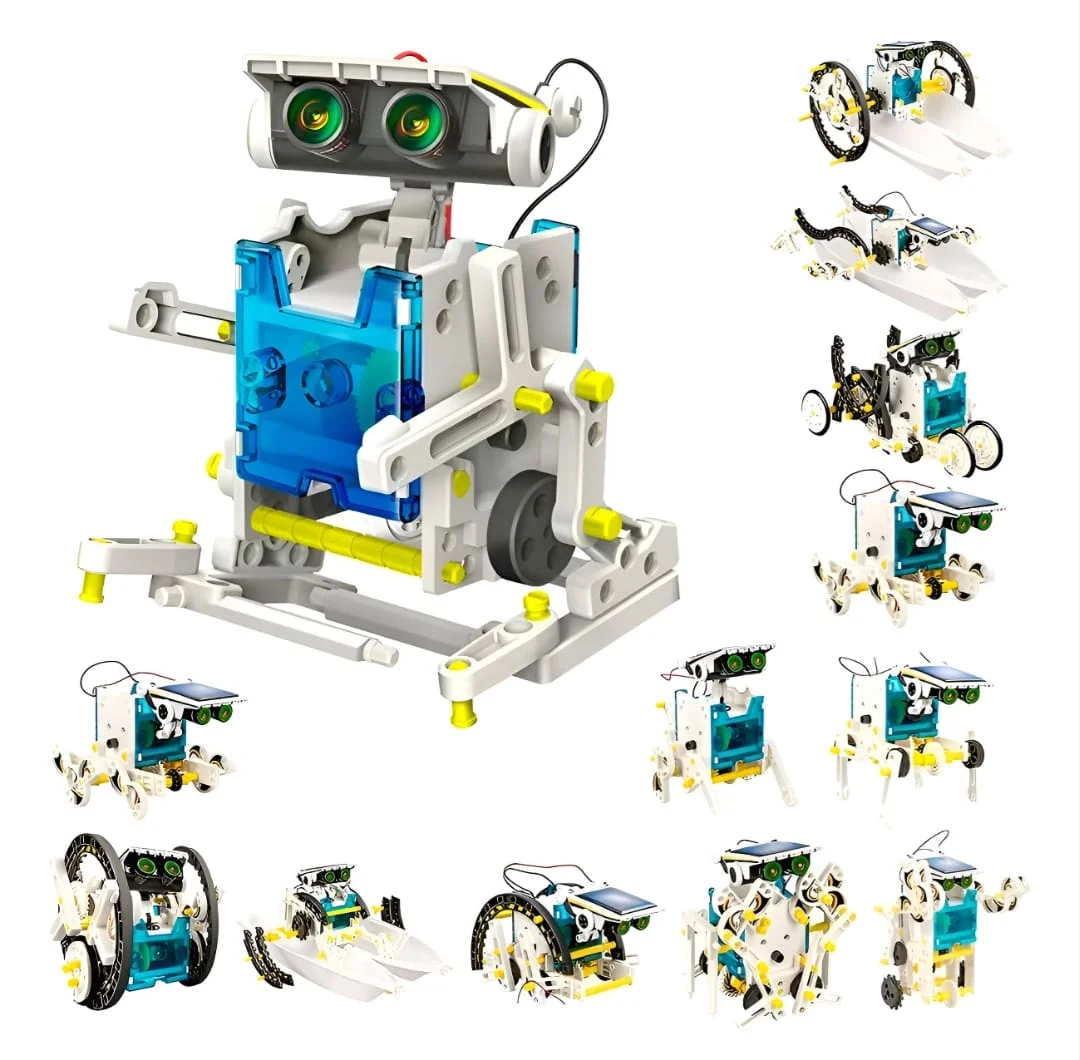Kit Robot Éducatif 13 en 1 à Énergie Solaire 🌞🤖
