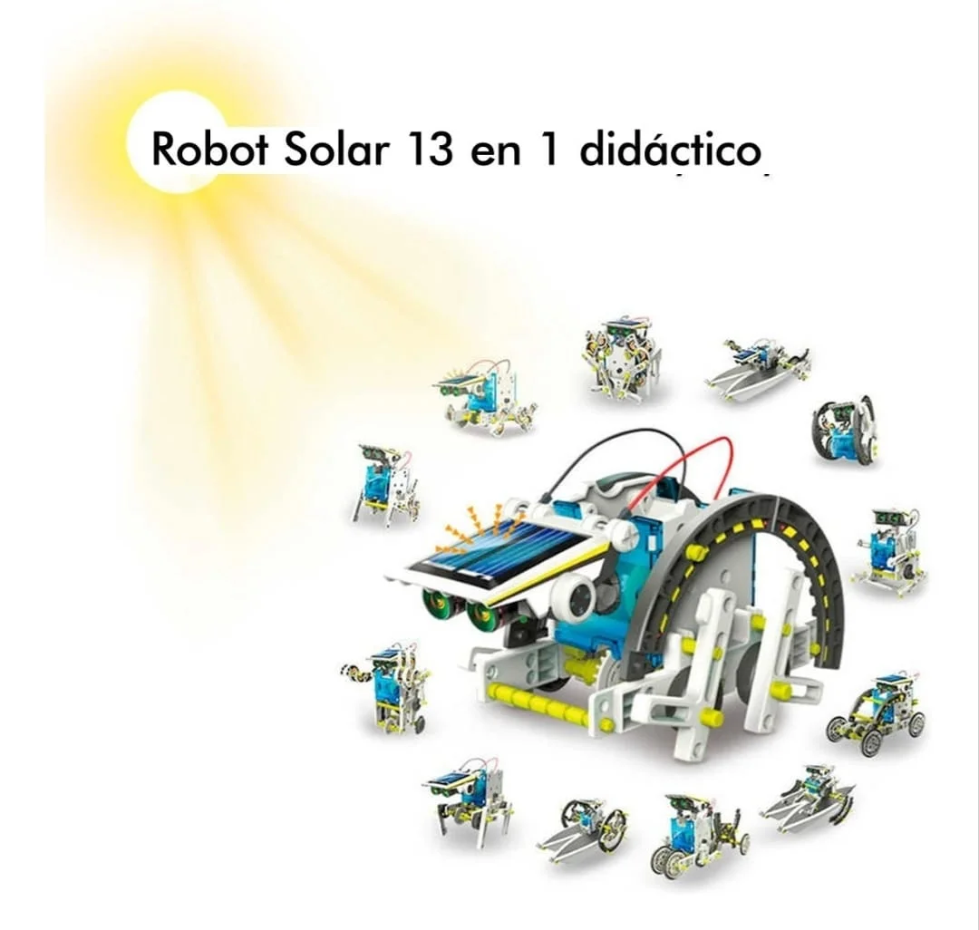 Kit Robot Éducatif 13 en 1 à Énergie Solaire 🌞🤖 – Image 6