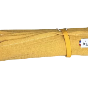 Lange coton bio moutarde