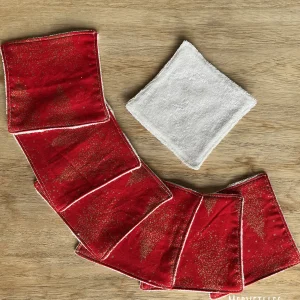 Lot de 7 lingettes nettoyantes « Noël »