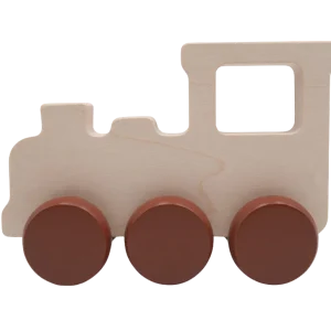 Locomotive en bois marron