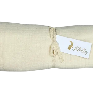 Maxi lange gaze de coton écru