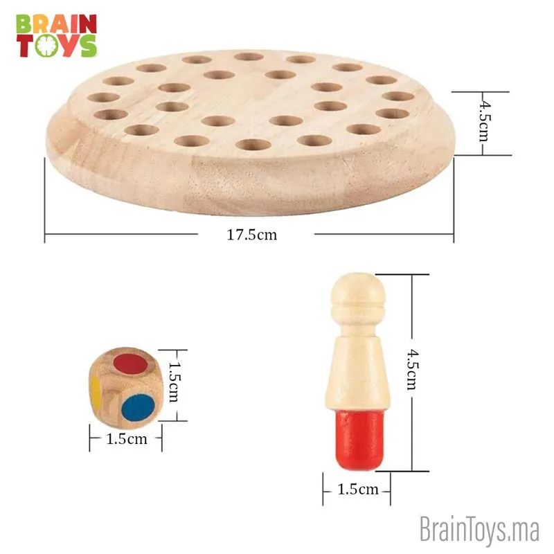 Jeu d’échecs en bois Memory Chess – Image 5