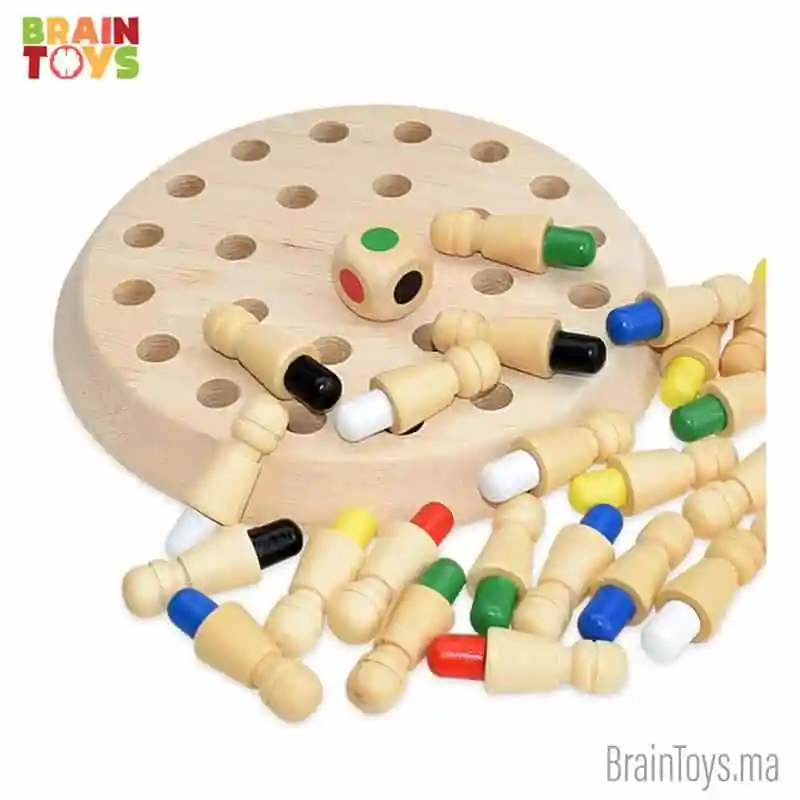 Jeu d’échecs en bois Memory Chess – Image 2