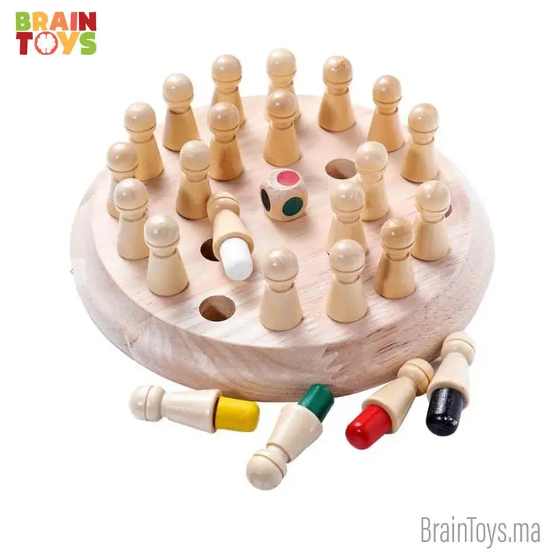 Jeu d’échecs en bois Memory Chess – Image 3