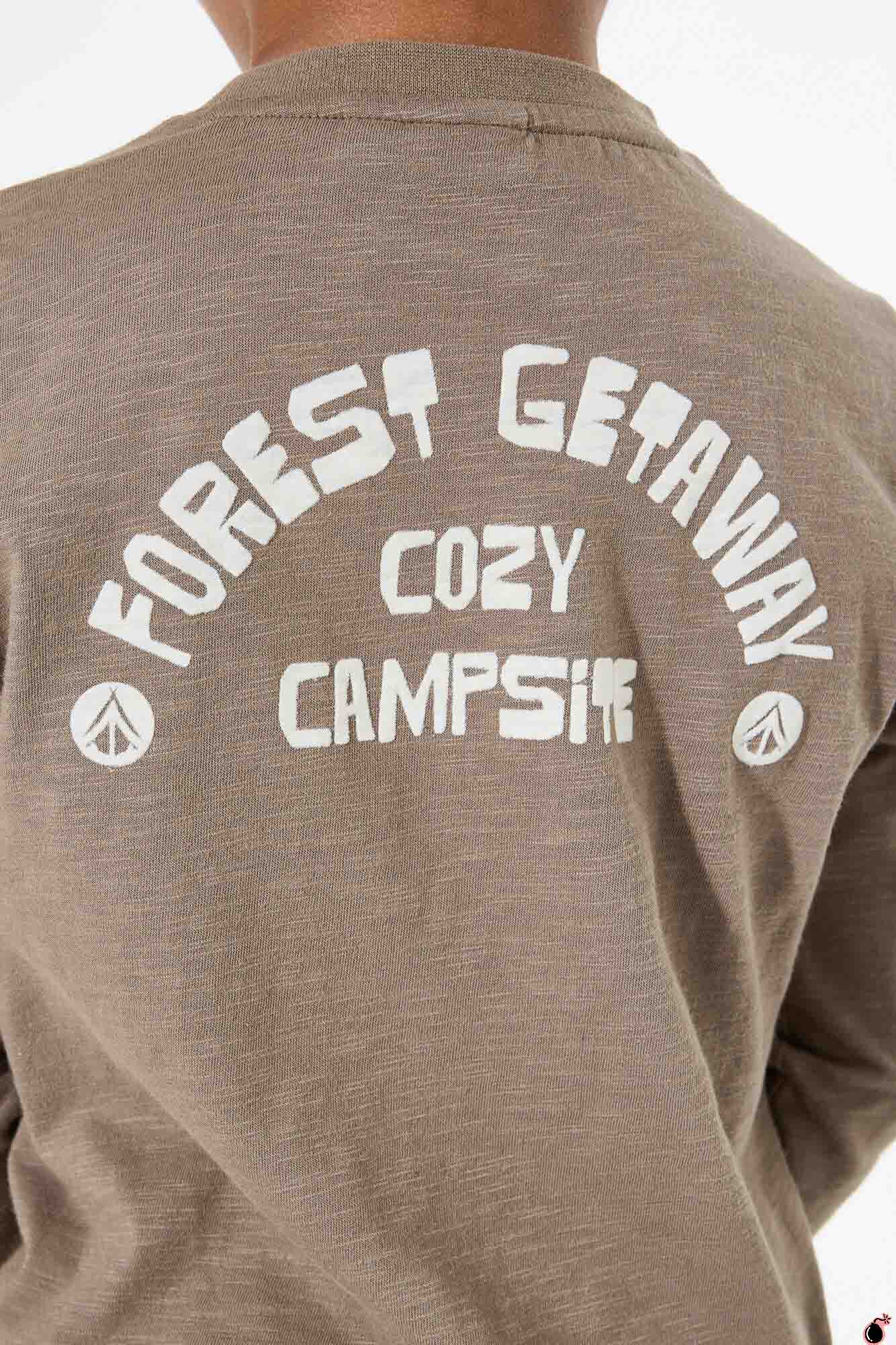 T Shirt Cesare Marron – Image 3