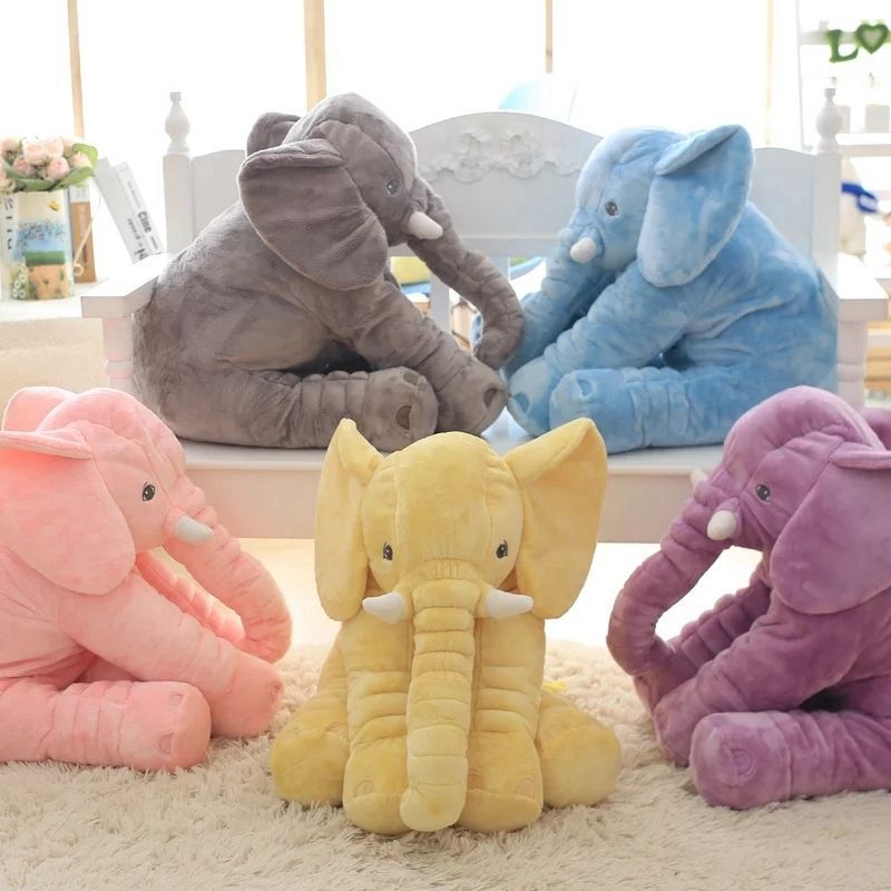 Peluche éléphant bebe (60cm) – Image 5