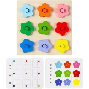 Plateau fleur – jeu de séquence logique