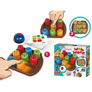 Jeu de réflexion 2-en-1 pour Enfants – Dès 4 Ans – 1 à 2 Joueurs