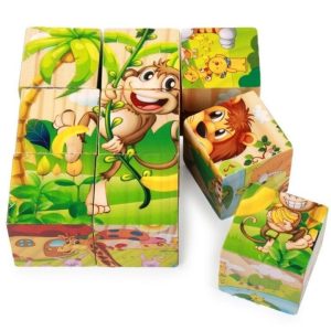 Puzzle Cube En Bois