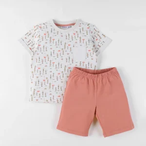 Pyjama Sweet desert Blanc/Brique