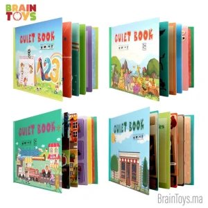 Quiet Book livres des jouets éducatifs et interactifs Montessori