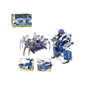 Robot éducatif solaire 3 en 1 – Robot et Araignée