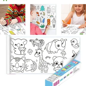 Rouleau de papier à dessin pour enfants