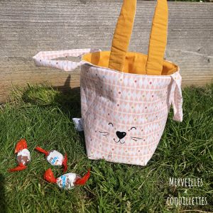 Panier de Pâques – « Triangles pastels »