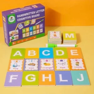 Tableau Puzzle Lettres Effaçable – Apprentissage Alphabet