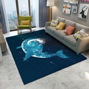 Tapis de jeu Baleine Bleue