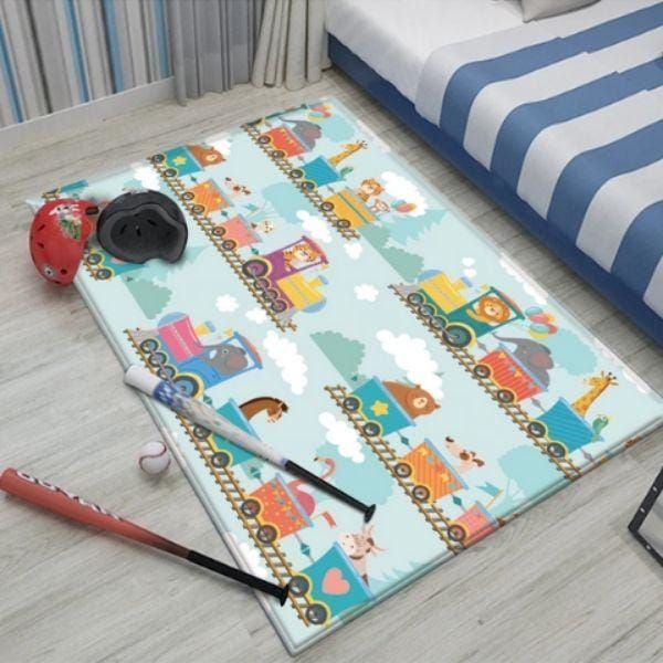 Tapis de jeu Train Multi-couleurs – Image 3