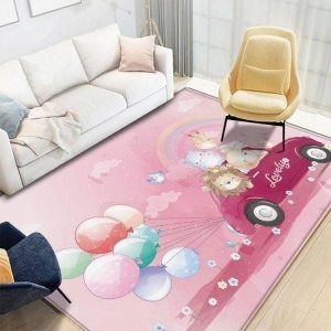 Tapis de jeu Rose Fille