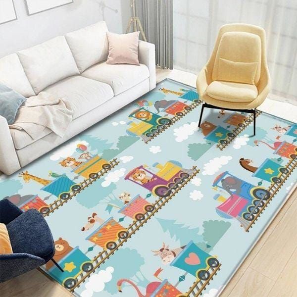 Tapis de jeu Train Multi-couleurs