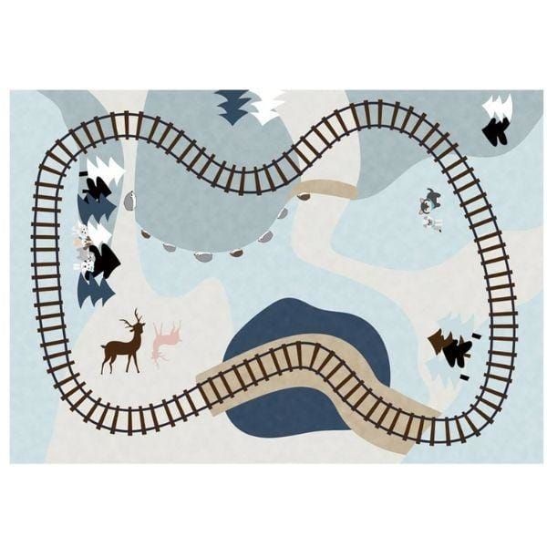 Tapis de jeu Bleu Gris – Image 5