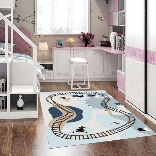 Tapis de jeu Bleu Gris – Image 2