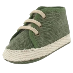 Baskets espadrille kaki